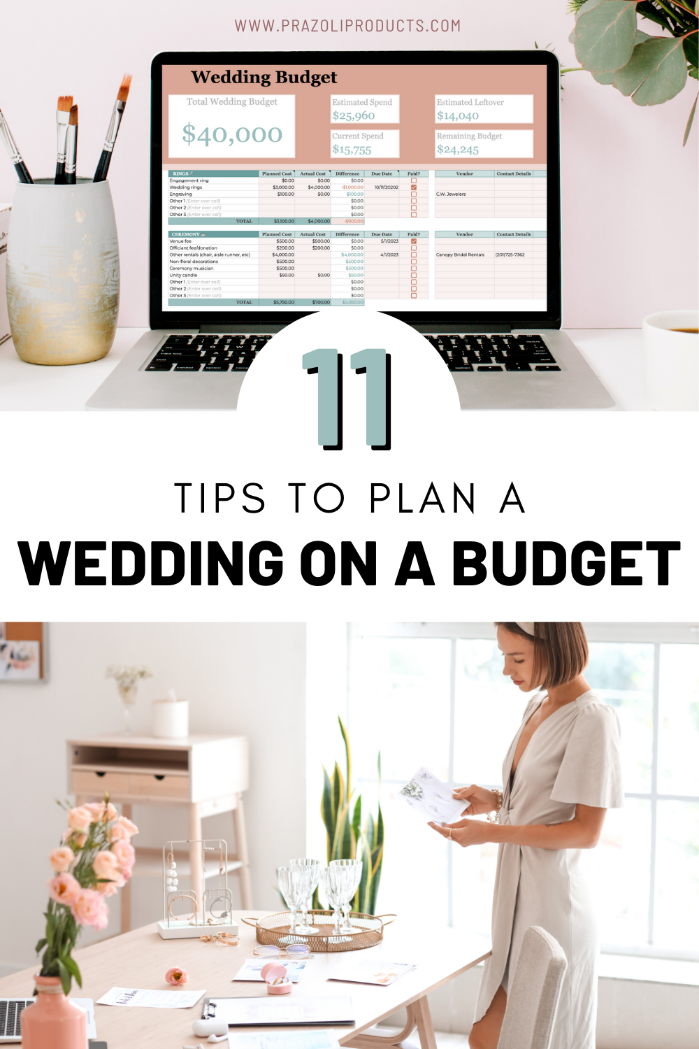 how to plan a wedding on a budget