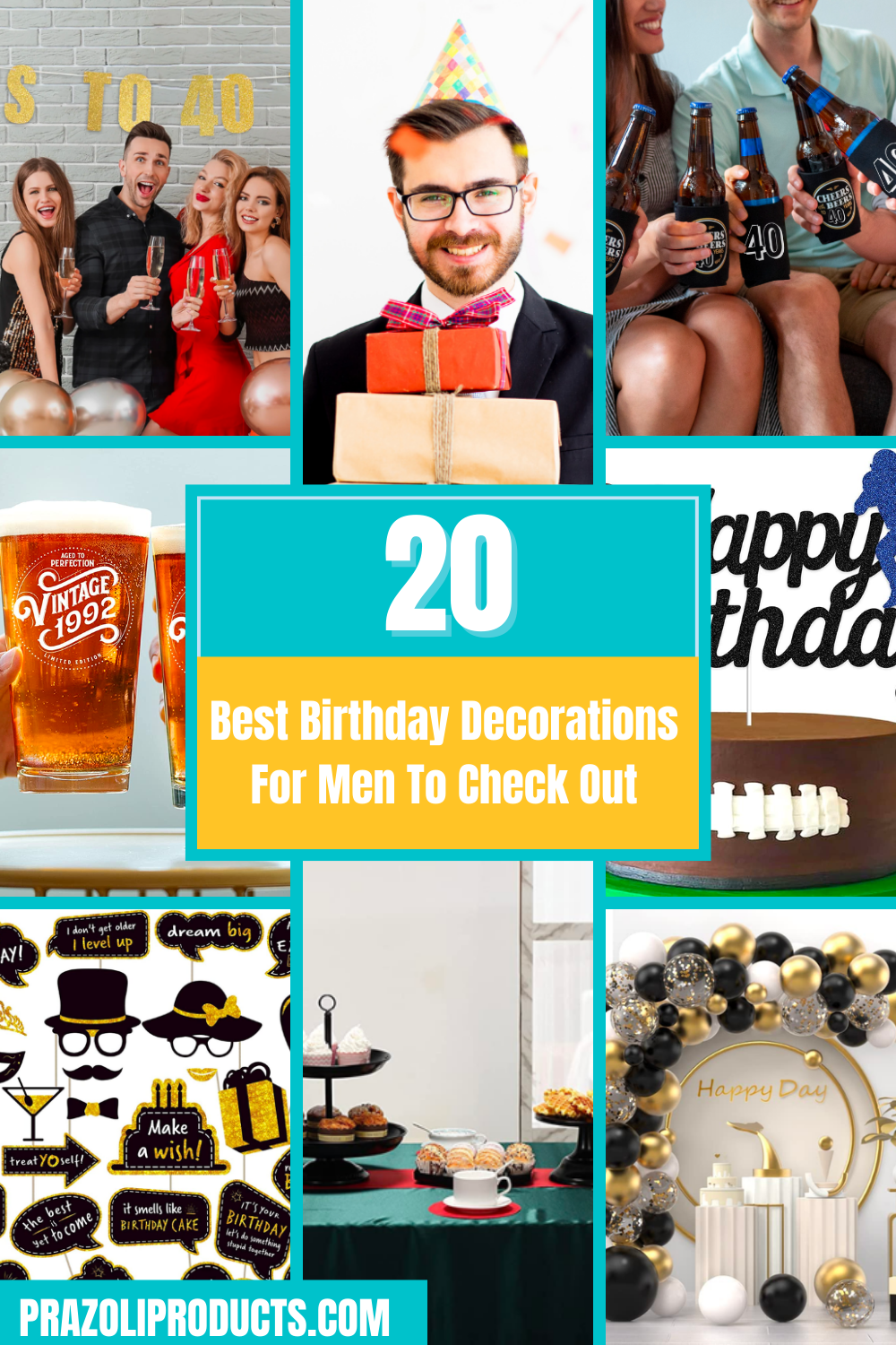 20 Best Birthday Decorations For Men To Check Out