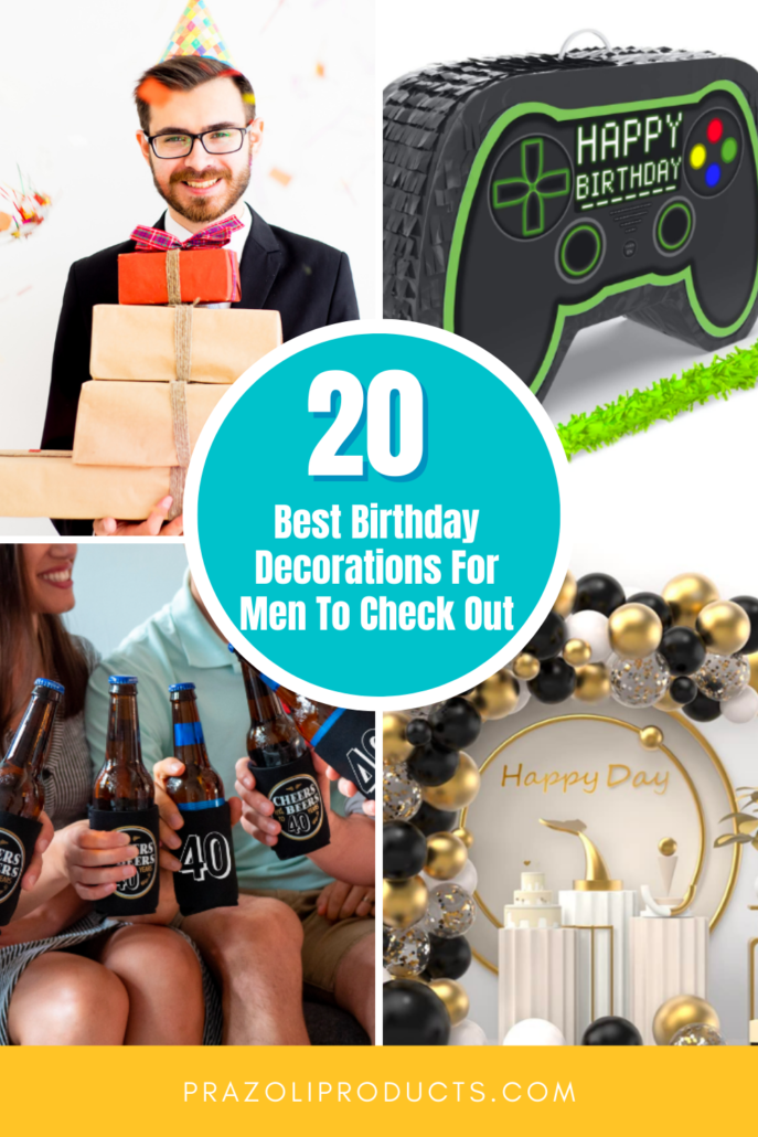 20 Best Birthday Decorations For Men To Check Out